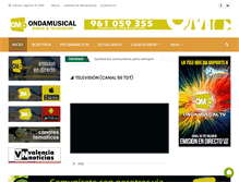 Tablet Screenshot of ondamusicalradio.com